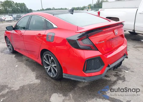 2018 Honda Civic Si из США, поврежденный, VIN 2HGFC1E56JH708361